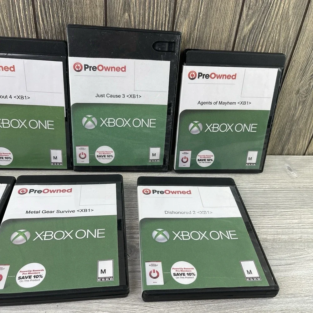 Lot of 7 Microsoft Xbox One Games - Evil Within 2,Mass Effect Andromeda,and More